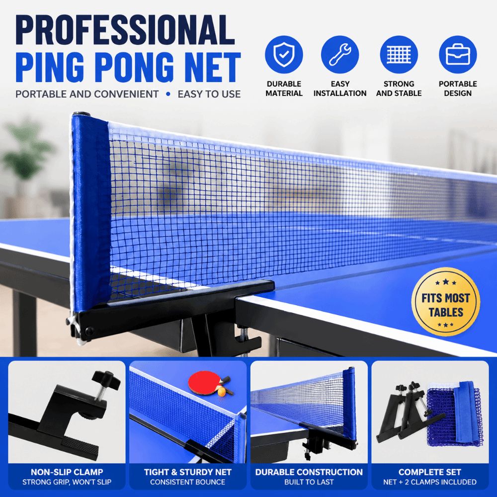 Table Tennis Post - Standardowa składana siatka do tenisa stołowego