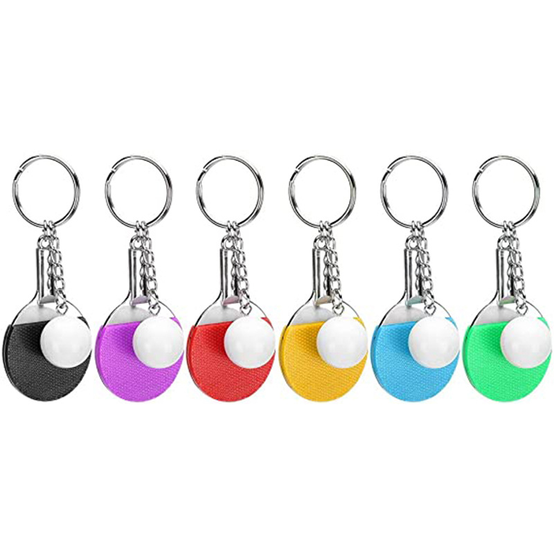 Table Tennis Keychain - Brelok do kluczy z rakietką do