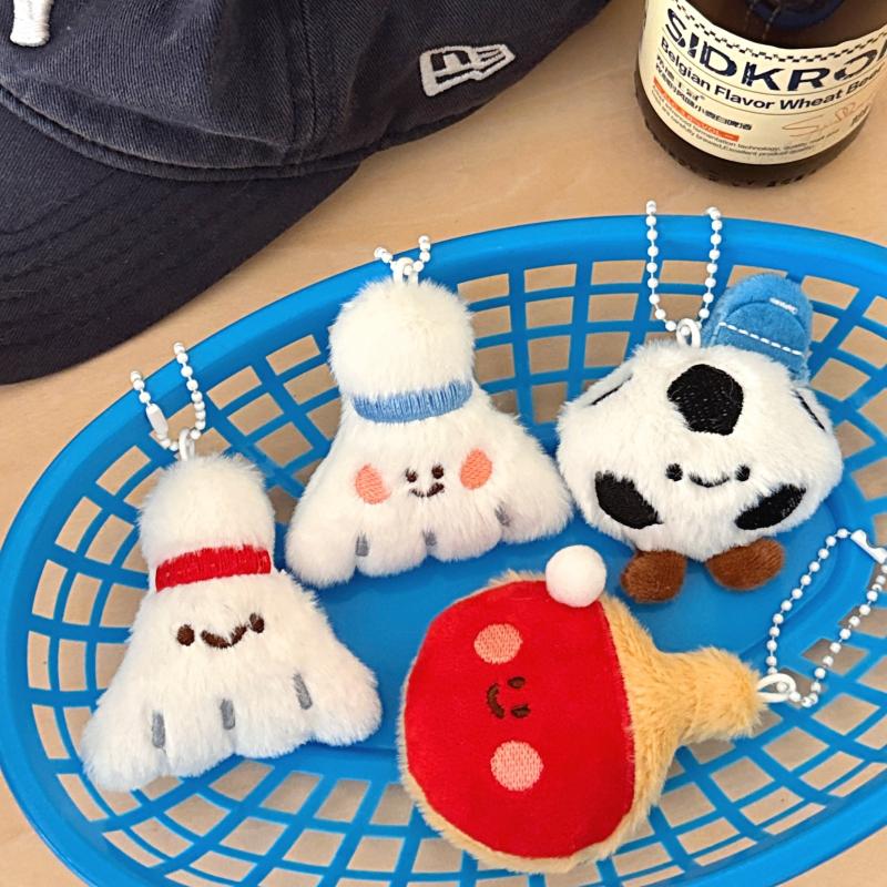 Nowa Śliczna Pluszowa Zabawka- – Table Tennis Keychain recenzja i cena