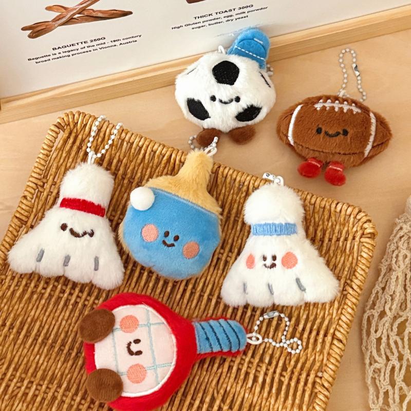 Nowa Śliczna Pluszowa Zabawka- – Table Tennis Keychain recenzja i cena
