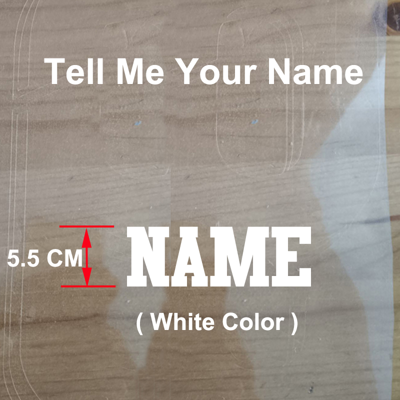 5.5CM naklejki z literami nies – Table Tennis Name recenzja i cena