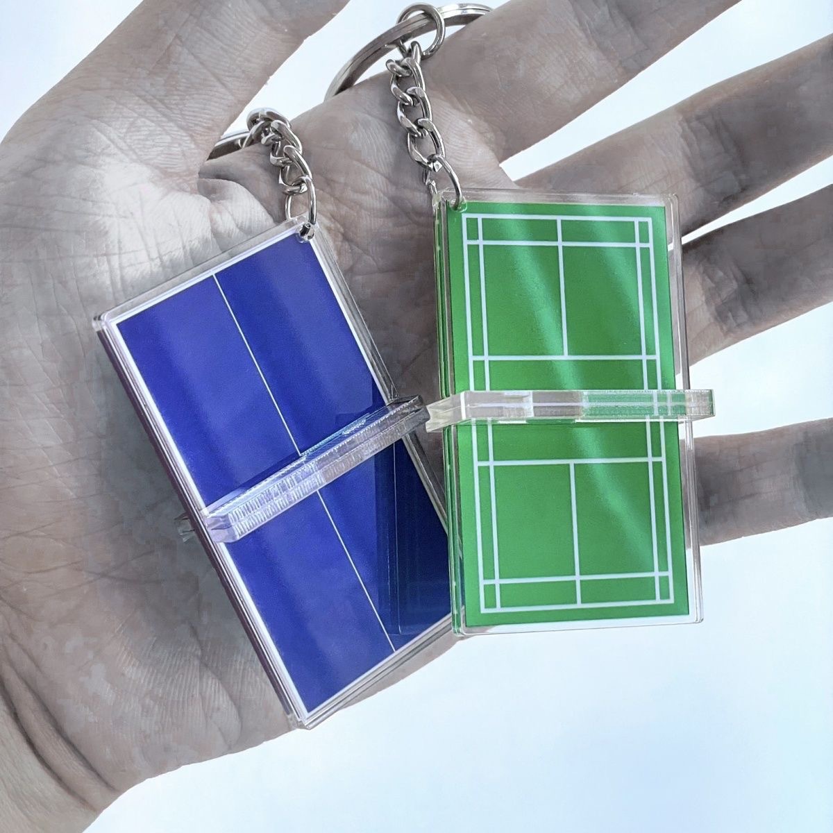 Akrylowy brelok do kluczy do b – Table Tennis Keychain recenzja i cena