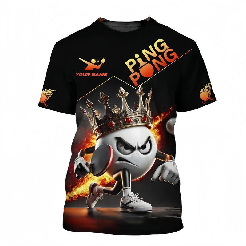 T-shirt z wzorem tenisa stołow – Table Tennis Name recenzja i cena