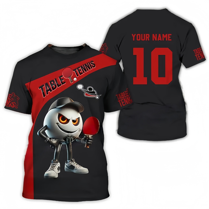 T-shirt z wzorem tenisa stołow – Table Tennis Name recenzja i cena