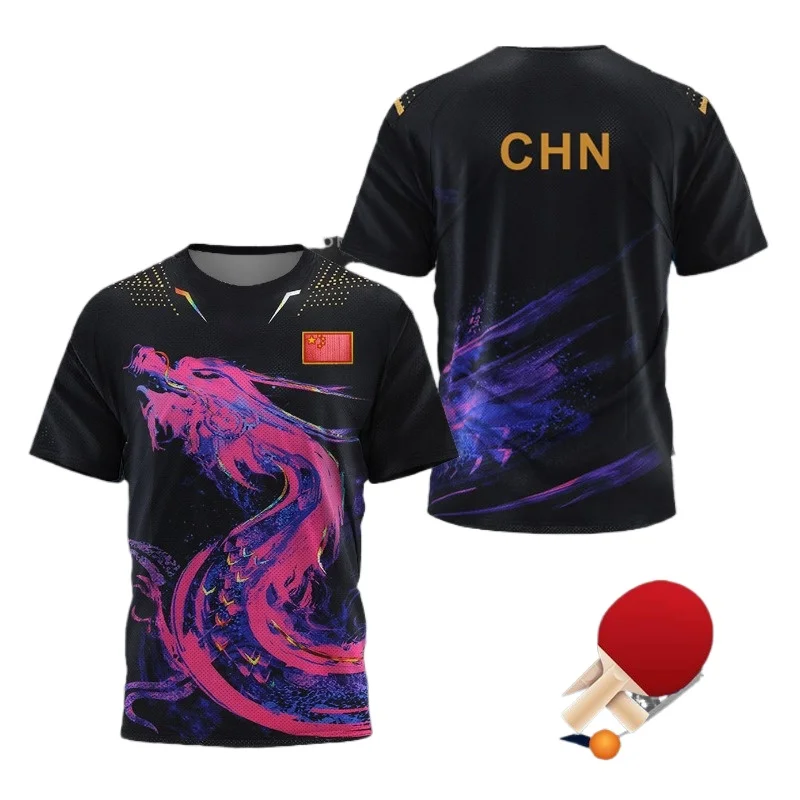 Męska koszulka graficzna z mot – Table Tennis Jersey recenzja i cena