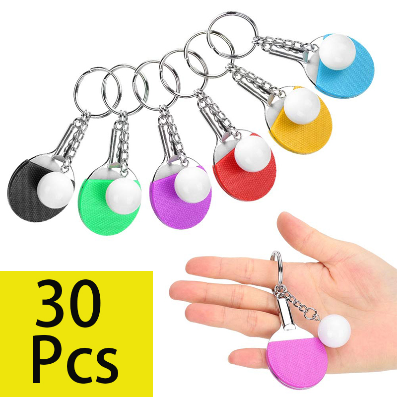 30 sztuk Mini rakieta do tenis – Table Tennis Keychain recenzja i cena